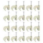 Uxcell 50pcs Cable Wire Clips, Nail In Clips 16mm/0.63", 16mm, Grey. Fixed Price $12.14.
