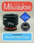 Milwaukee 49-66-6219 Shockwave 1-9/16" Impact Duty 1/2" Drive Shallow Socket. Fixed Price $18.99.