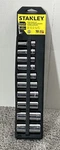 Stanley 89-637 Deep Socket Set 6 Point 10 Piece Standard Sae 3/8 Drive 5290. Fixed Price $29.99.