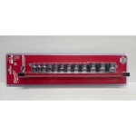 Milwaukee 48-22-9420 12-piece 3/8" Drive 12-point Sae Socket Set Four Flat. Fixed Price $51.99.