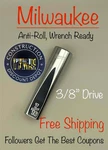 Milwaukee 45-34-4375 3/8" Drive 7/16" Sae Deep Socket Anti-roll. Fixed Price $11.67.