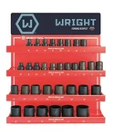 D986 - 3/4inch Drive Sae 6 & 12 Point Deep Imp. Socket Disp. 33 Pieces. Fixed Price $1943.66.