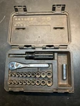 Craftsman 1/4 Ratchet And Spinner Socket Set 54786 With Case, 8 Sizes. Fixed Price $45.00.