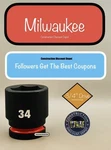 Milwaukee 49-66-6372 34mm Shockwave Impact Duty 3/4 In. Drive Standard 34 Mm. Fixed Price $19.99.