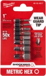 Milwaukee 48-32-4617 8 Piece Metric Hex Insert Bit Set. Fixed Price $19.19.