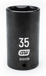 Gearwrench 1/2" Drive 6 Point Deep Impact Metric Socket 35mm 3.228 In, Black. Fixed Price $39.99.