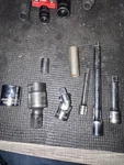8pc Sears Craftsman Socket Lot Extensions Univ Joint. Fixed Price $7.00.