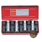 Kohken 1/2 Sq Stud Bolt Extractor Set 4pcs Model 4211m New With Metal Case. Fixed Price $144.66.