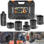 6 Pack Spindle Nut Socket Set, 41660d 4wd Axle Hub Lock Tool Kit 1.... Fixed Price $80.55.