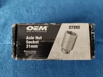 6 Point Axle Nut Impact Socket 31mm 1/2" Drive 27292 Oem Tools New. Fixed Price $10.00.