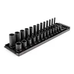 1/4 In. Drive 6-point Impact Socket Set With Rails And Tray, 26-piece (5/32-11/1. Fixed Price $97.94.