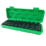 10pcs 1/2" Drive Deep Impact Socket Set, Cr-v Steel 6-point Metric Car Wheel .... Fixed Price $44.53.