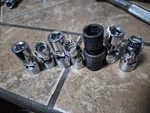 Sk Hand Tool Swivel Impact Socket Mixed Lot Metric/sae 7pc. Fixed Price $89.99.