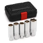 Spark Plug Socket Set 5pc 3/8 Drive Magnetic 16mm Ementol Et593 Cr-v 5pcs. Fixed Price $35.99.