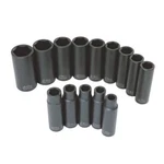 Sunex 2653 1/2" Drive 14-piece Metric Deep Impact Socket Set, Cr-mo Steel,. Fixed Price $99.01.