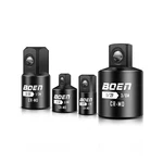 Boen 4 Piece Impact Socket Adapter Set And Reducer Set, 1/4", 3/8", 1/2" Driv.... Fixed Price $12.48.