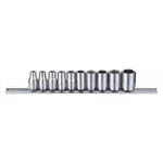 1/4" Drive Socket Set Sae 10 Pieces 5/32 In To 1/2 , Chrome, Skt St, Chrm,. Fixed Price $23.17.