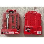 Craftsman 11pc Sae 3/8 Drive Mechanics Tool Set 72-tooth Ratchet Cmmt12128 New. Fixed Price $28.99.