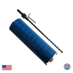 Ediamondtools 3 Dry Diamond Core Drill Bits For Brick And Block 1/2 Shank Pilot. Fixed Price $95.18.
