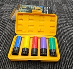 Kosybliyup Kosy002 5pcs 1/2 Drive Impact Lug Nut Socket Non-marring Thin Wall. Fixed Price $29.23.