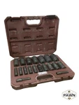 Matco 19 Pc. Adv Scdp196v 1/2" Dr Sae 6 Pt Deep Impact Socket Set- R (fvs033384). Fixed Price $209.99.