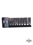 Quinn Tools 10pc. Chrome Deep Socket Tool Set Metric 3/8" Drive, 6 P (fvs034317). Fixed Price $27.99.