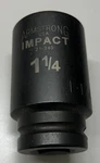 Armstrong Made In Usa 1-1/4" 6-point 3/4" Drive Impact Socket 21-240. Fixed Price $18.99.