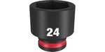 Milwaukee Electric - Shockwave Imp Duty 3/8dr 24mm Std 6pt Socket. Fixed Price $23.51.