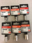 Crescent 6 Pc 1/4" Drive Socket Set. Fixed Price $20.22.