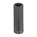 1/2" Drive X 32mm Deep - 12 Point 2132md Grey Pneumatic Metal 729440468262. Fixed Price $33.48.