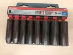 Crescent 8 Pc. 1/2" Drive 6 Point Deep Impact Sae Socket Set - Cims2n. Fixed Price $68.37.