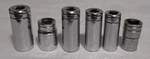 (6) Blackhawk 4-3/8" Drive Deep 2-1/2" Dr Standard 6 Point Socket Lot Usa. Fixed Price $24.99.