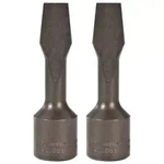 New 2-pack Proto J5408a Slotted Screwdriver Bit Socket 1/2" Drive Factory Sealed. Fixed Price $22.50.