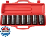 Tekton 3/4" Drive Deep 6-point Impact Socket Set With Case, 8 Pcs (1-1-1/2 In.). Fixed Price $97.81.