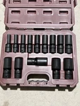 Matco Scdup146v Deep Swivel Socket Set Sae 1/2" 14 Piece. Fixed Price $500.00.