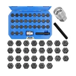 32pcs Wheel Locking Nut Key Kit - Compatible With Mercedes Benz, Anti-theft L.... Fixed Price $115.65.
