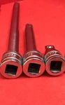 Snap-on 1/2 Drive Extension Set 2 , 5 & 10 Very Nice, Great Chrome. Fixed Price $89.90.