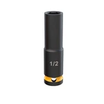 Klutch 1/2in.-drive 6-point Chrome Molybdenum Deep Impact Socket, Sae, 1/2in.. Fixed Price $10.99.