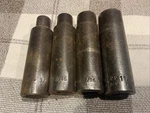 Wright Tool 4912, 4914, 4918, 4922 6-point Deep Impact Sockets, 1/2" Drive. Fixed Price $40.00.