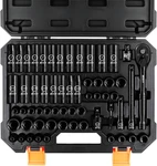 3/8" Drive Impact Socket Set, 59-piece Standard Sae (5/16 To 3/4 Inch) And Metri. Fixed Price $86.88.