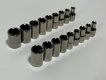 Craftsman Usa (nos) 18pc Metric & Sae Shallow Socket Set 1/4 Drive 6 Point. Fixed Price $37.99.