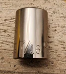 Craftsman Usa 7/16" Socket 6 Point 3/8" Drive Inverted G2. Fixed Price $10.00.