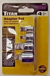 Titan 32973 4-piece Socket Adapter Set. Fixed Price $4.50.