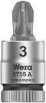 Wera 003355, 8755 A Pozidriv Zyklop Bit Socket, 1/4" Drive, Pz 3 X 28 Mm. Fixed Price $19.11.