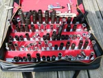 80 Pc Snap-on All 1/2" Sockets Tools Bundle Impact Black Metric/sae. Fixed Price $2495.00.
