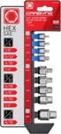 Carbyne 9-piece Sae Super Short Low Profile Hex (allen) Bit Socket. Fixed Price $150.97.