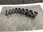 Craftsman 3/8 Inch Drive Max Axess Sae Socket Set 9 Pieces - 7/8. Fixed Price $47.00.