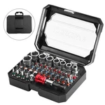 Arrow 48pc 1/4" Screwdriver Bit Socket Set S2 Drill Bits W/holder 6 13mm Sockets. Fixed Price $22.99.