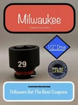Milwaukee 49-66-6261 29mm Shockwave Impact Duty 1/2" Drive Shallow Socket 29 Mm. Fixed Price $14.99.