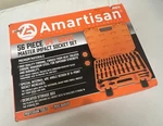 ** Amartisan 56 Piece 1/4 Drive Impact Socket Set. Fixed Price $59.95.